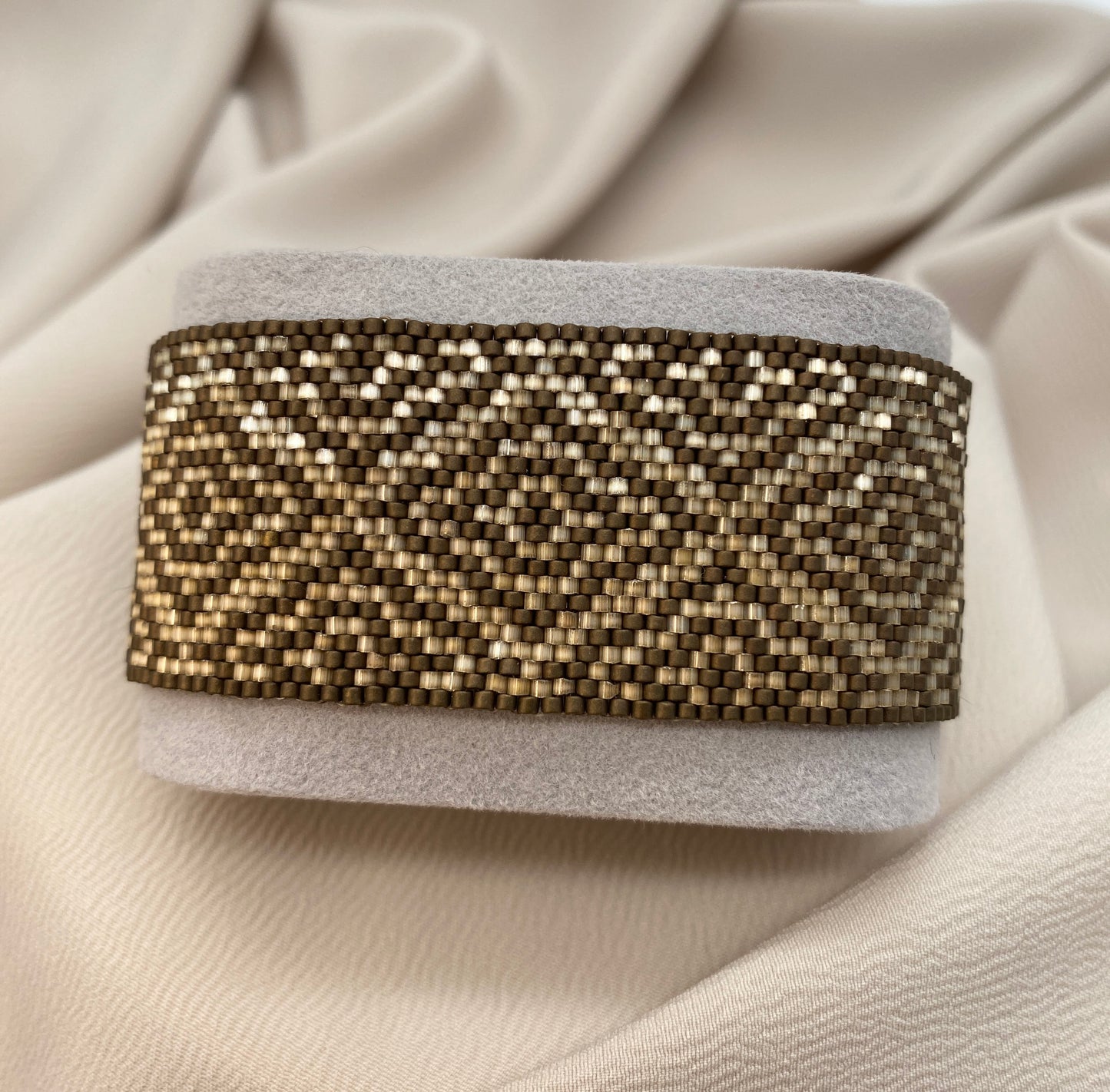 Miyuki Morocco Bronze Satin Bracelet Pattern (PDF file)