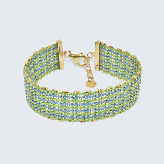 Bracelet “Texture 20mm” - Gold plated 4 options