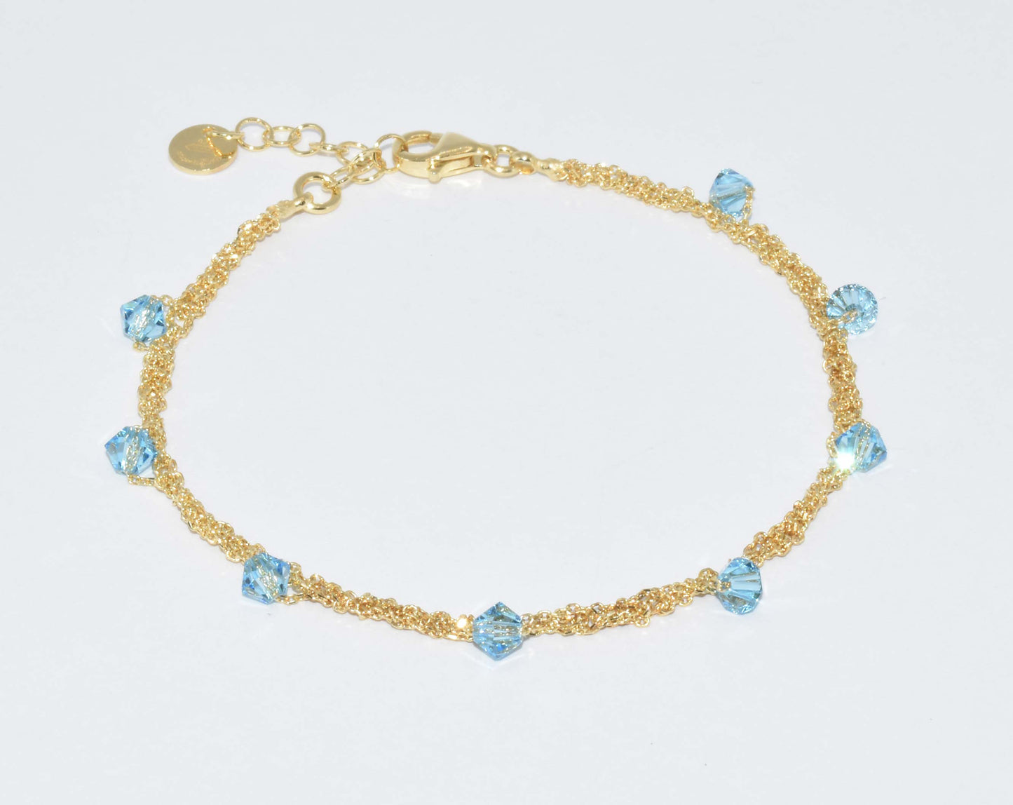 Bracelet “Stone” with crystals - 24 options