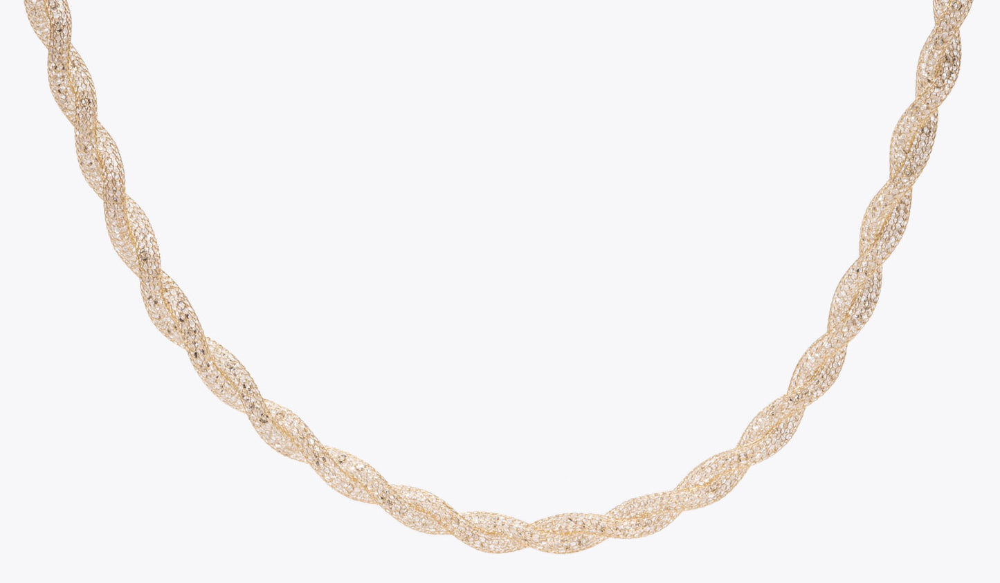 Necklace “Crystal Torchon 2 Tubes” - 3 colors