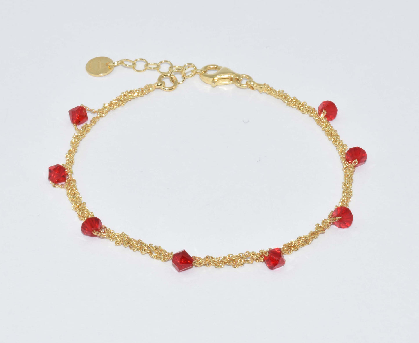 Bracelet “Stone” with crystals - 24 options