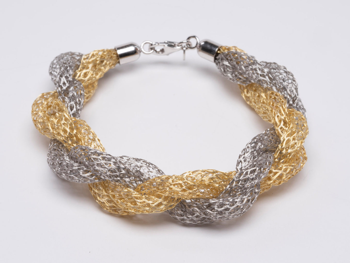 Bracelet “Jersey Memory Twist” - bicolor