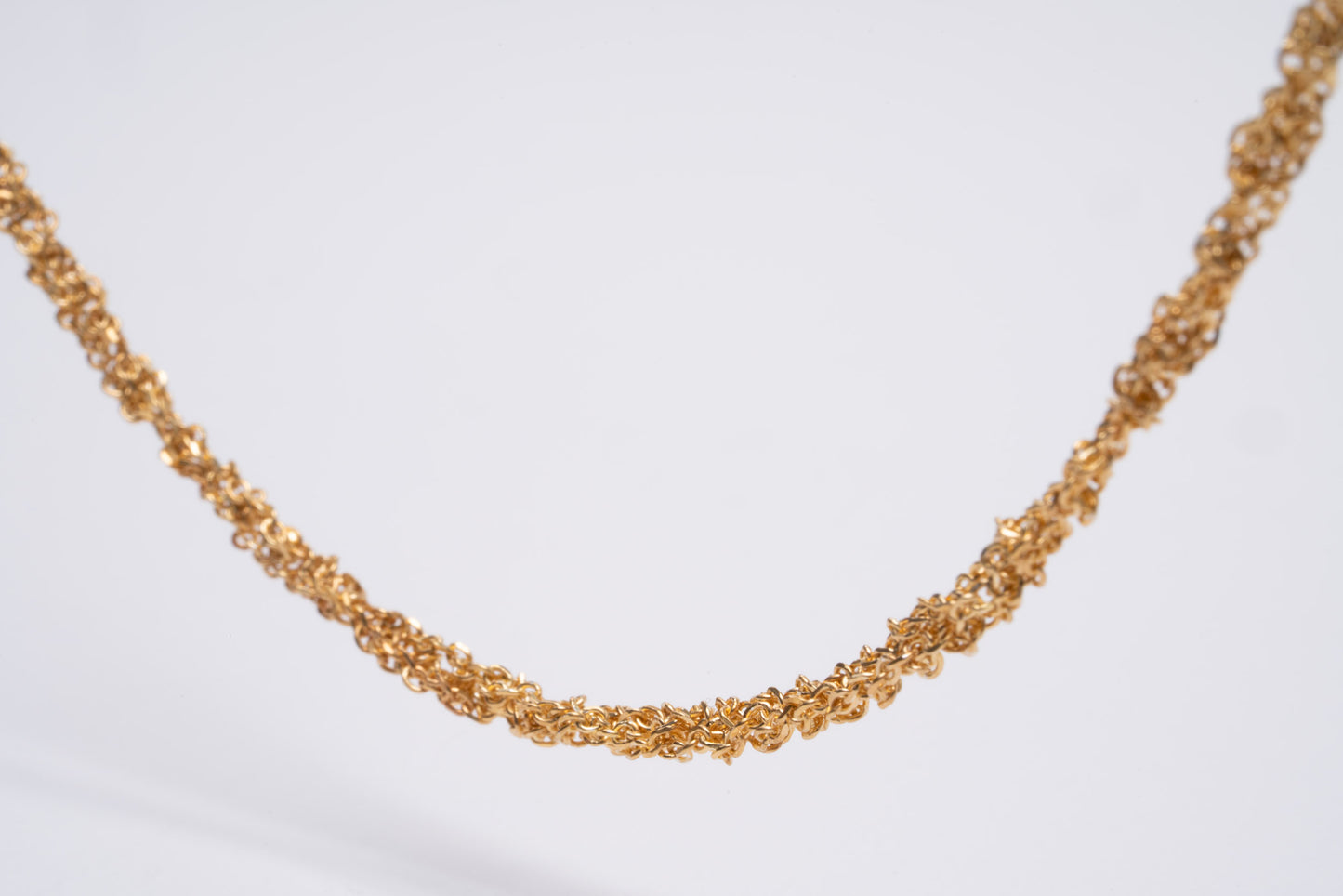 Handcrafted Silver Necklace “Sparkle 0,35” - 3 colors