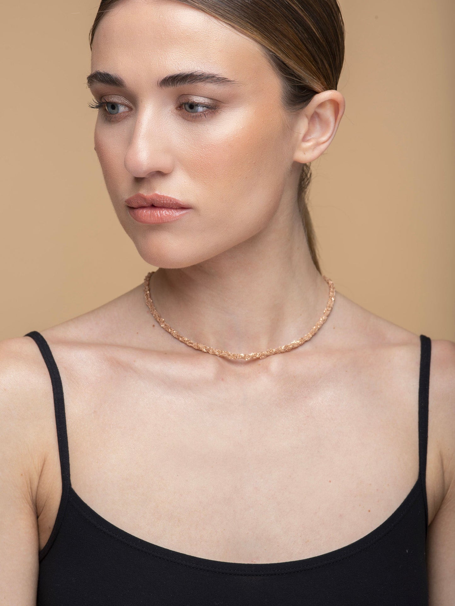 Necklace “Twist Small Cross” - 3 colors
