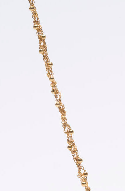 Handcrafted Necklace “Sparkle 0,25” with spheres - 3 colors