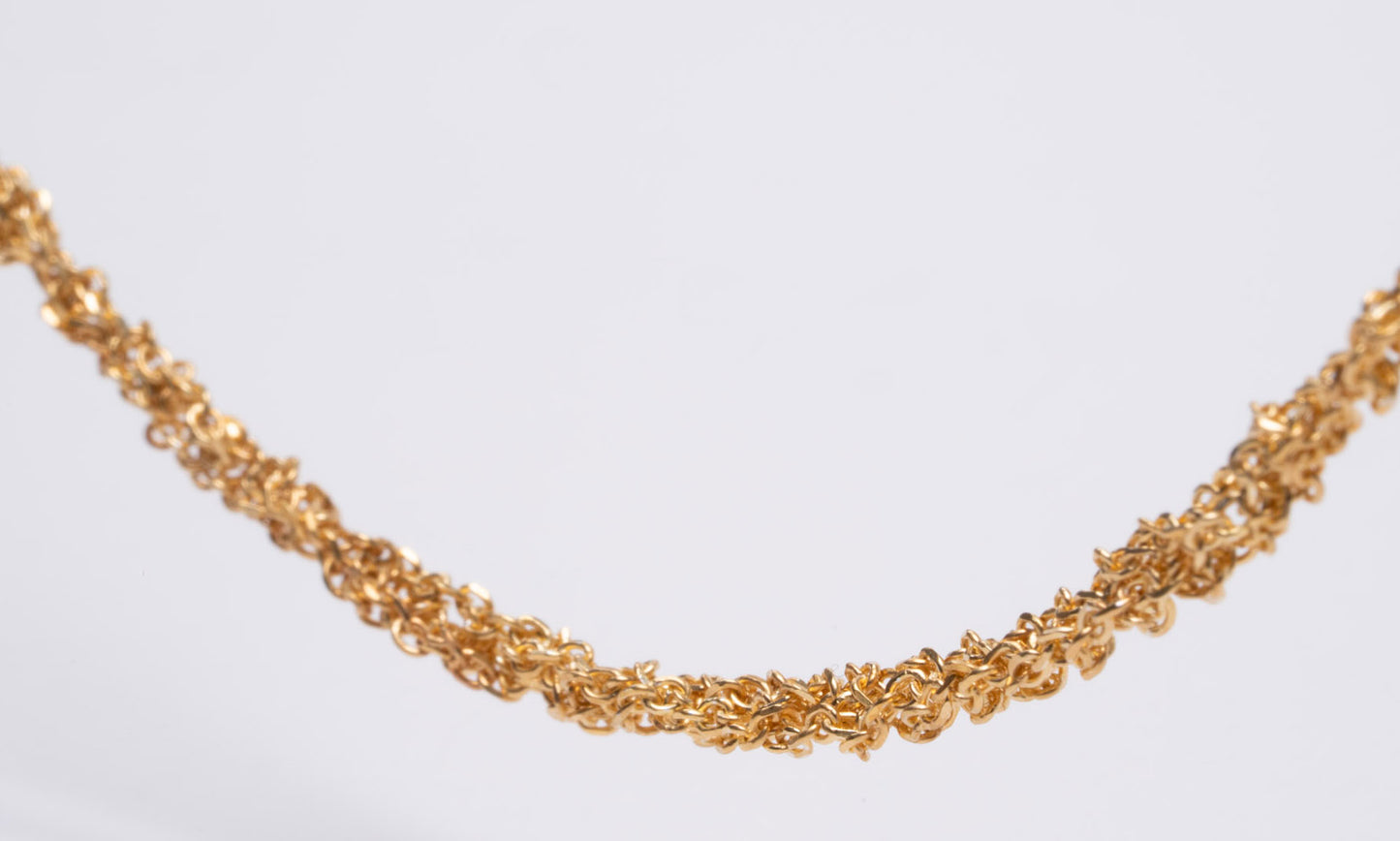 Handcrafted Silver Necklace “Sparkle 0,35” - 3 colors