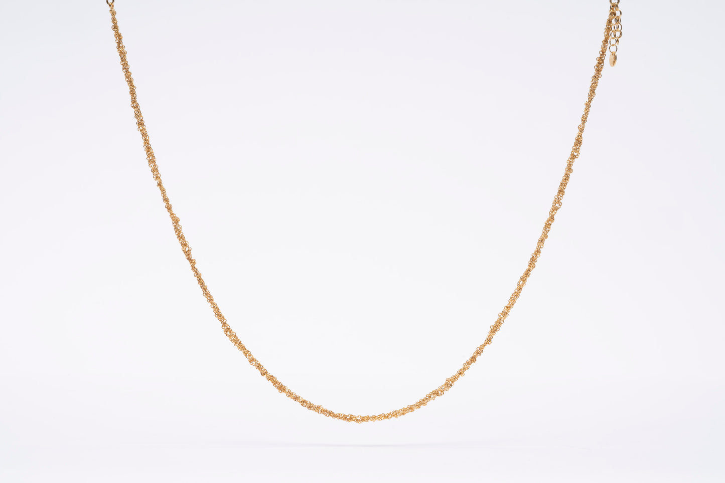 Handcrafted Silver Necklace “Sparkle 0,35” - 3 colors