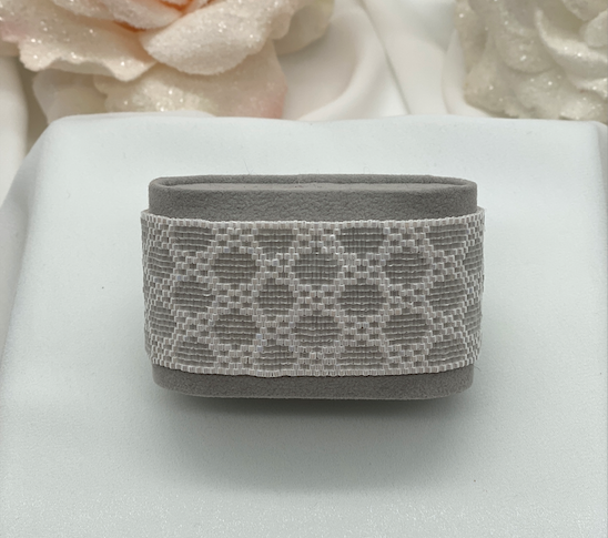 Miyuki Wedding Sparkling Satin Bracelet Pattern (PDF file)