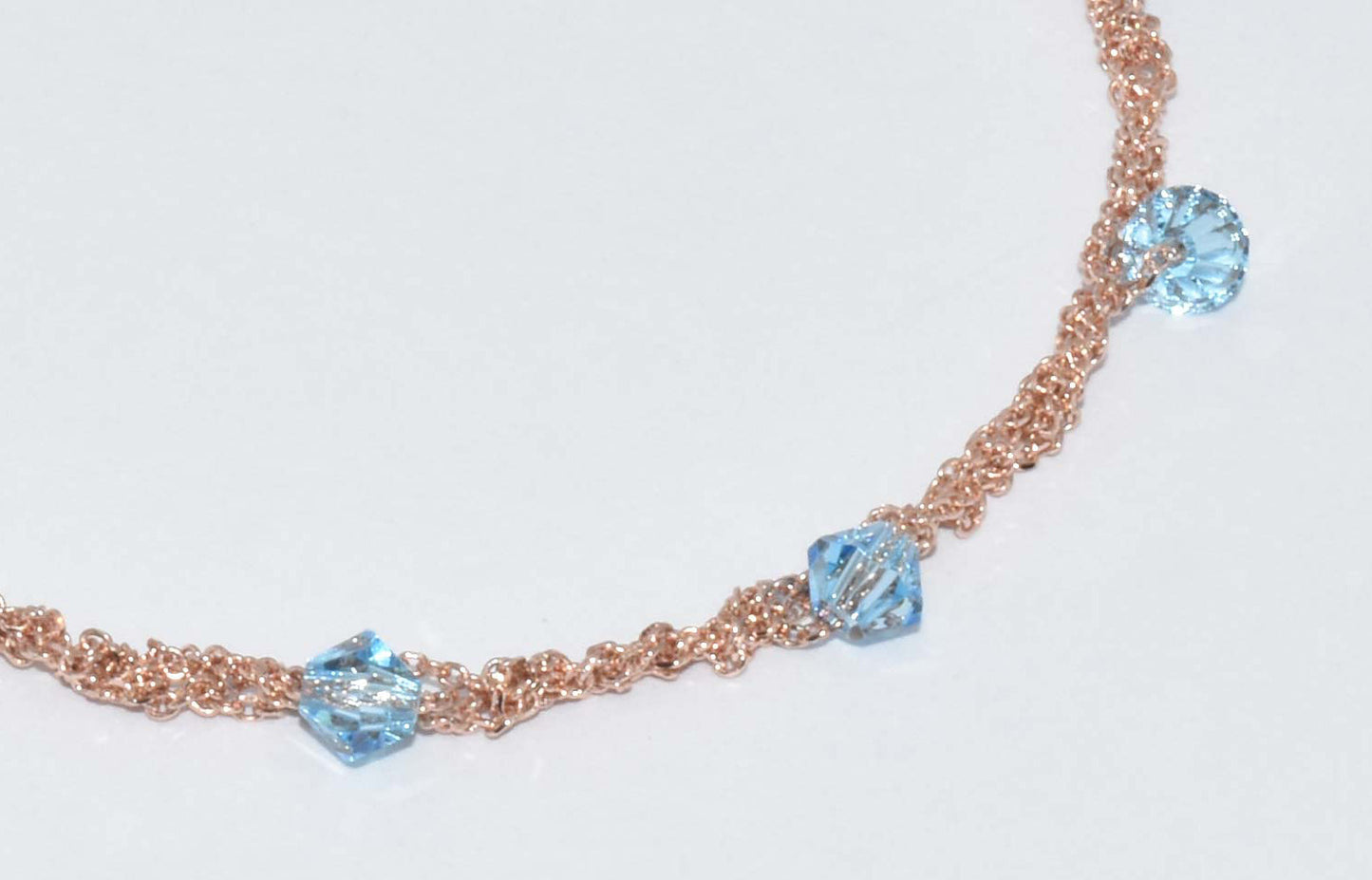 Bracelet “Stone” with crystals - 24 options