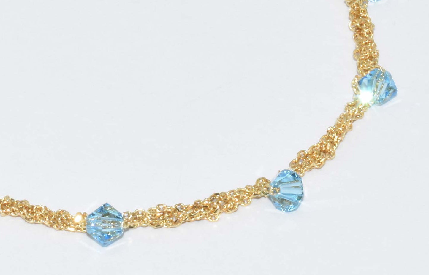 Bracelet “Stone” with crystals - 24 options