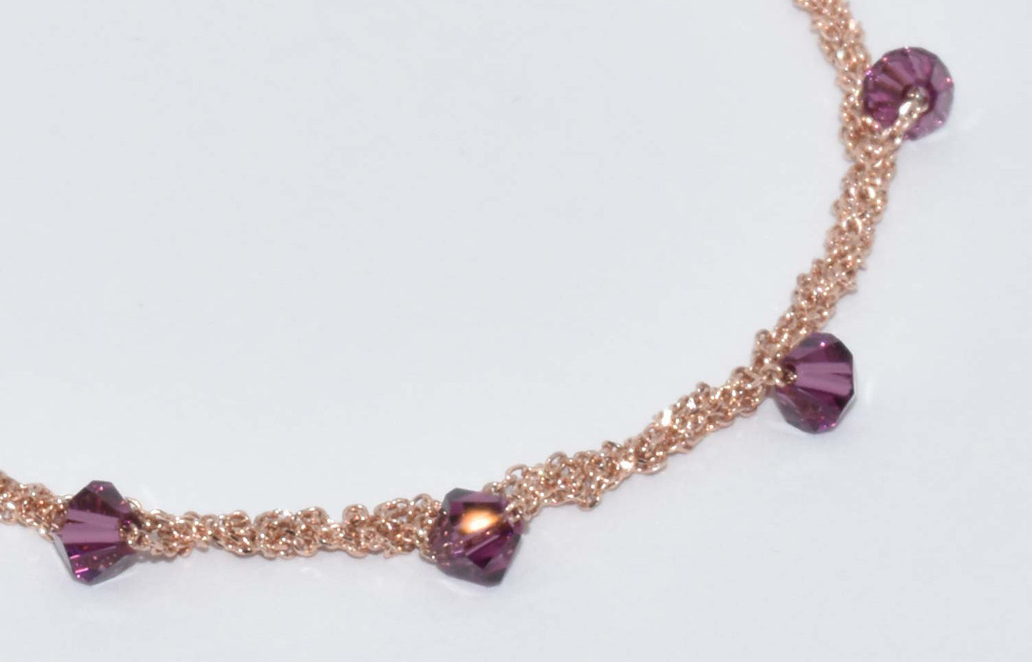 Bracelet “Stone” with crystals - 24 options
