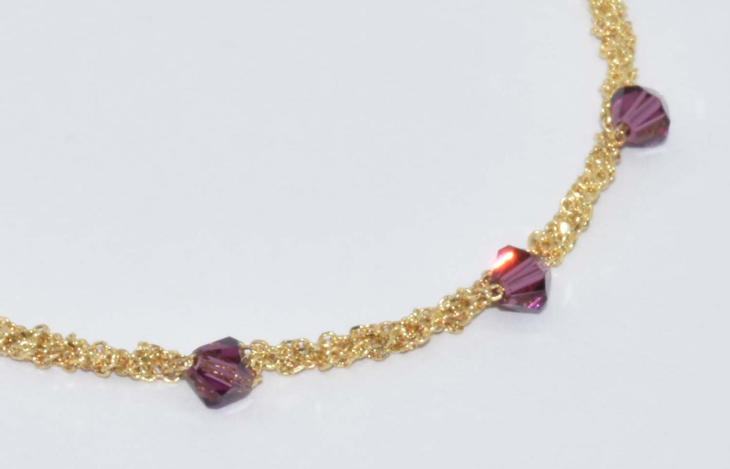 Bracelet “Stone” with crystals - 24 options