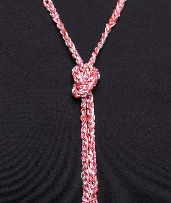 Silver Necklace Scarf “Fabric” - 3 colors