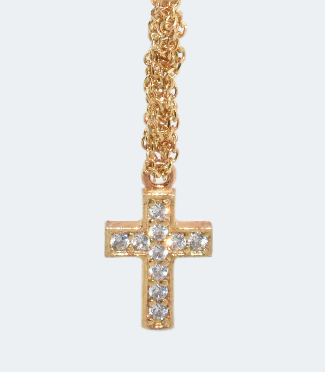 Single Earring “Bright Cross” - 3 colors