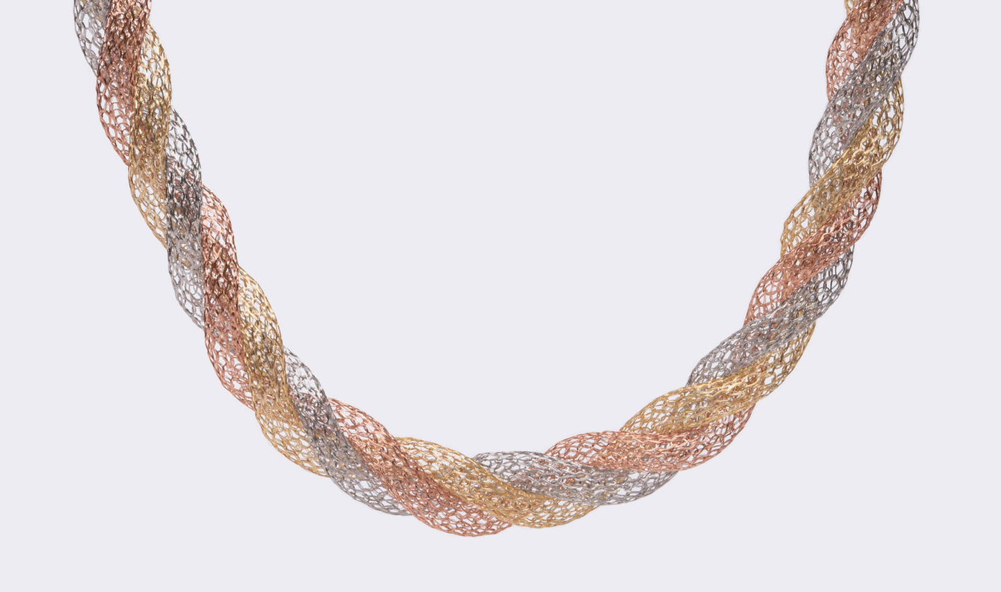 Necklace “Jersey Memory” - tricolor