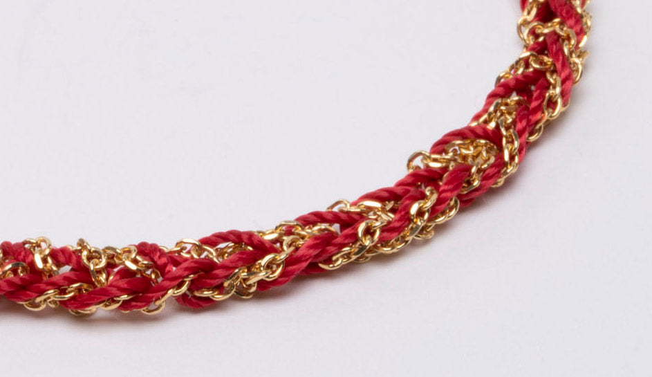 Silver Bracelet “Fabric” - 12 options