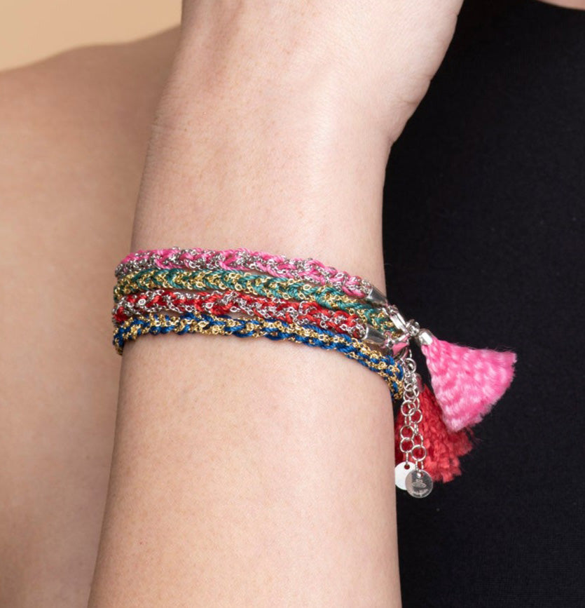 Silver Bracelet “Fabric” - 12 options