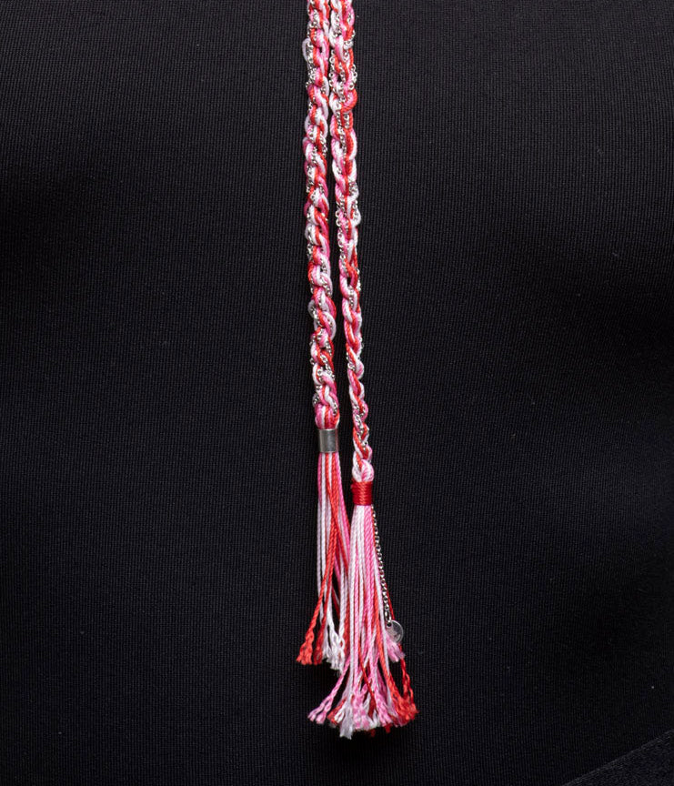 Silver Necklace Scarf “Fabric” - 3 colors