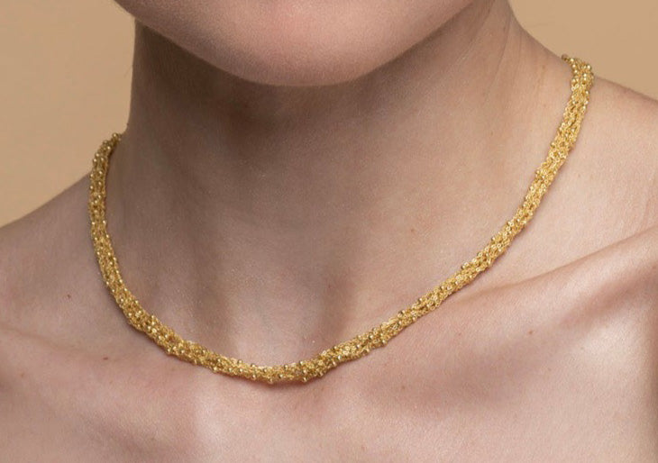 Necklace “Crochet Link” - 3 colors