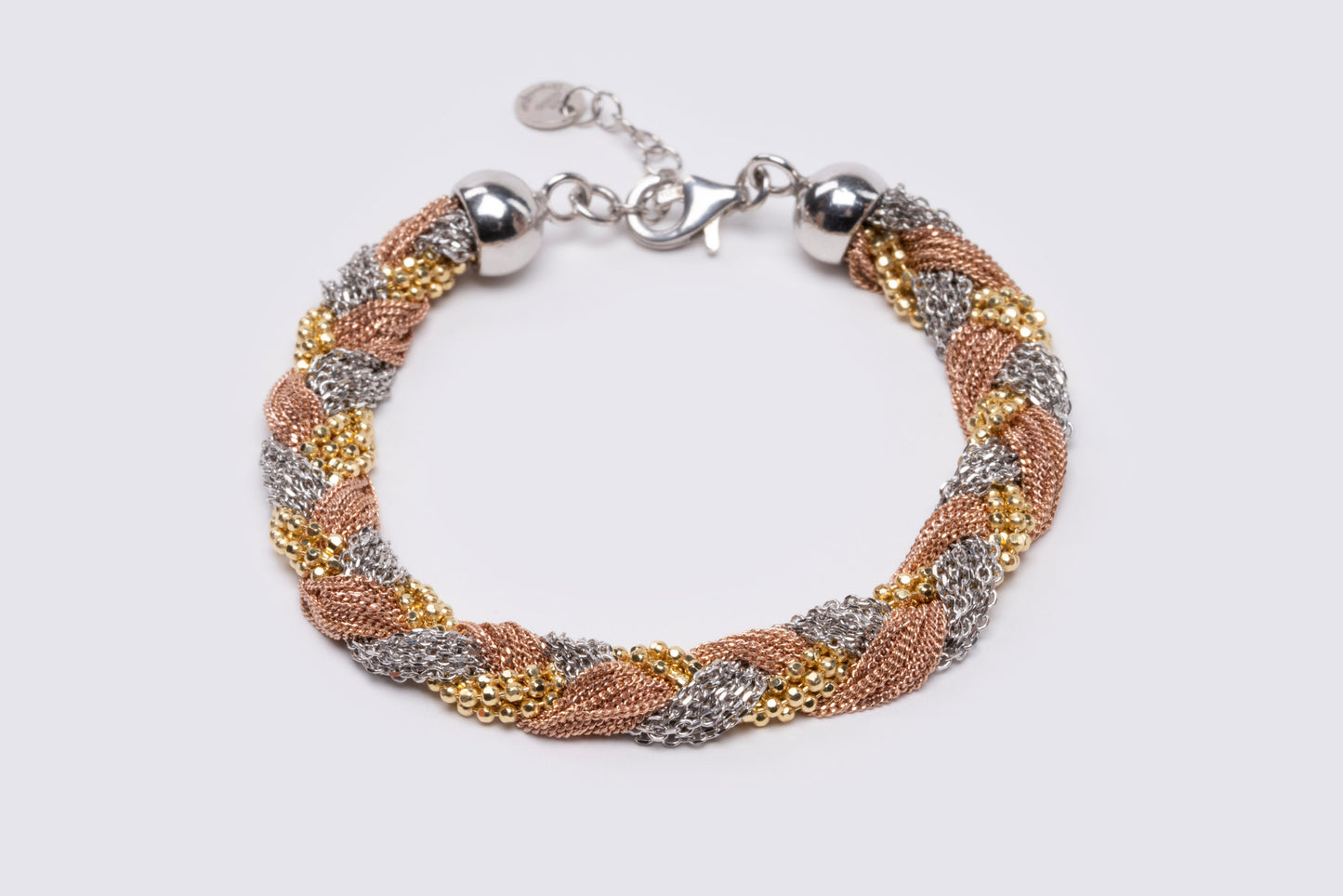 Bracelet “Twist Big Braid” - tricolor