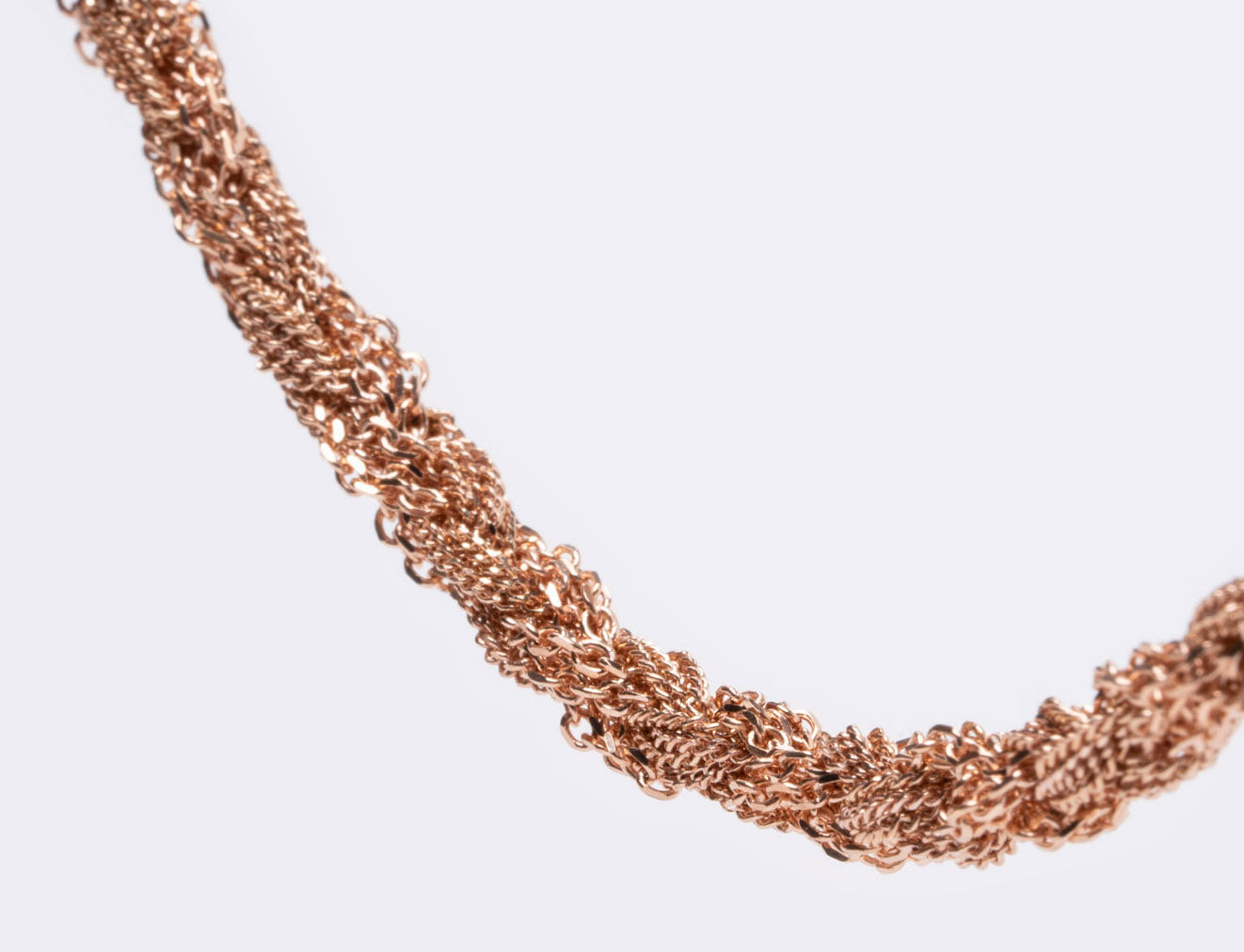 Necklace “Twist Small Cross” - 3 colors
