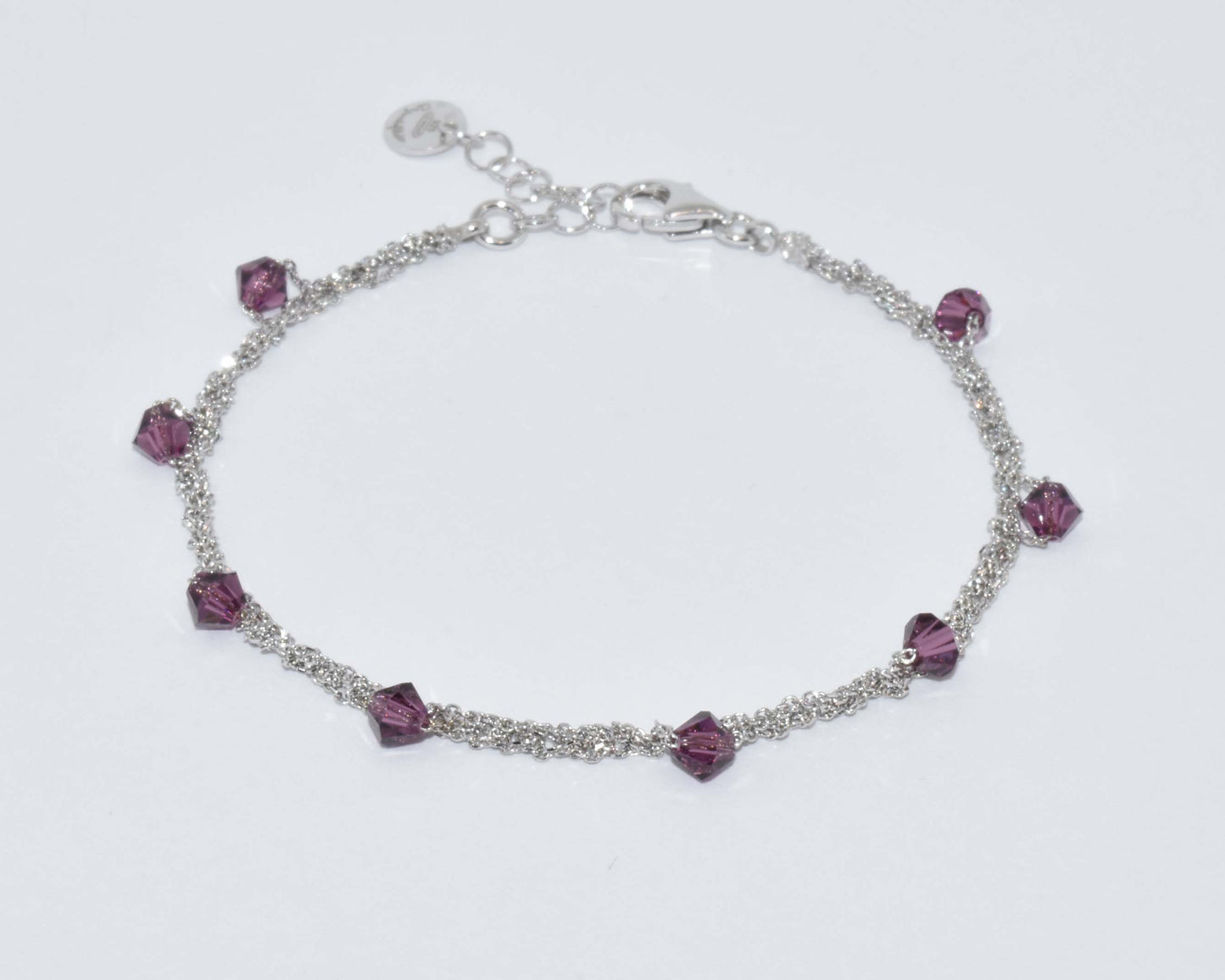 Bracelet “Stone” with crystals - 24 options