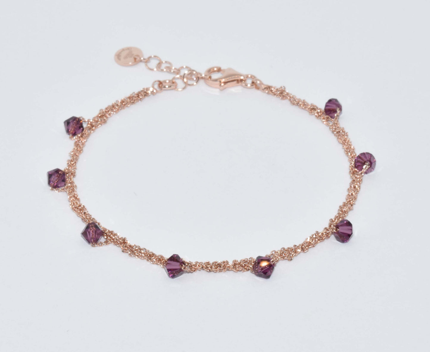 Bracelet “Stone” with crystals - 24 options