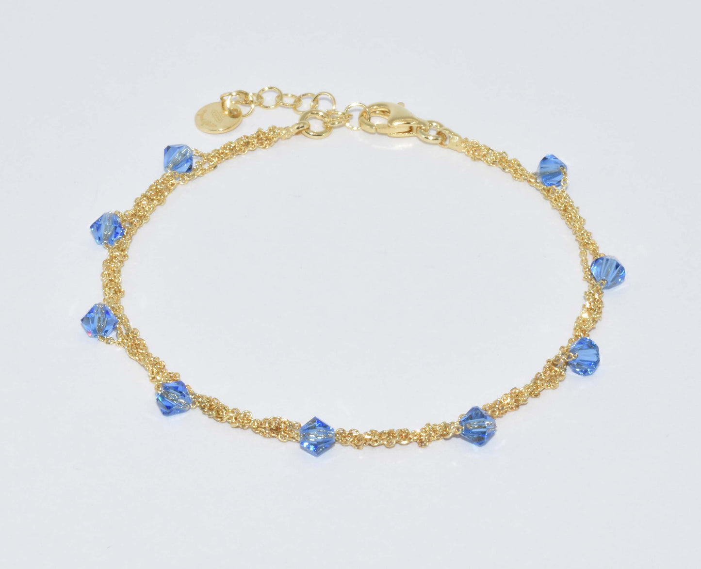 Bracelet “Stone” with crystals - 24 options