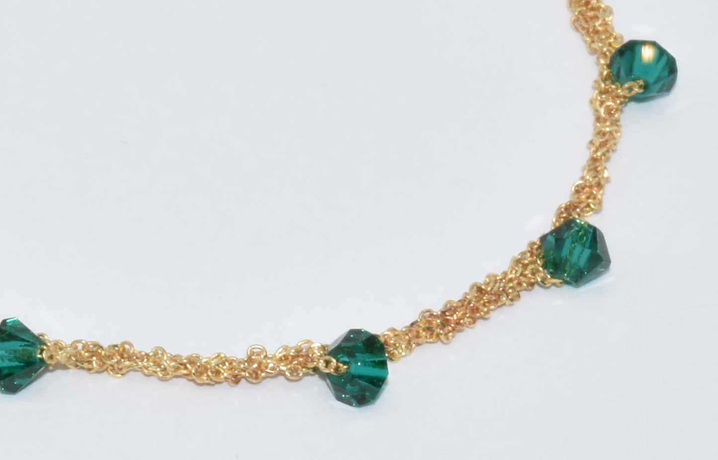 Bracelet “Stone” with crystals - 24 options