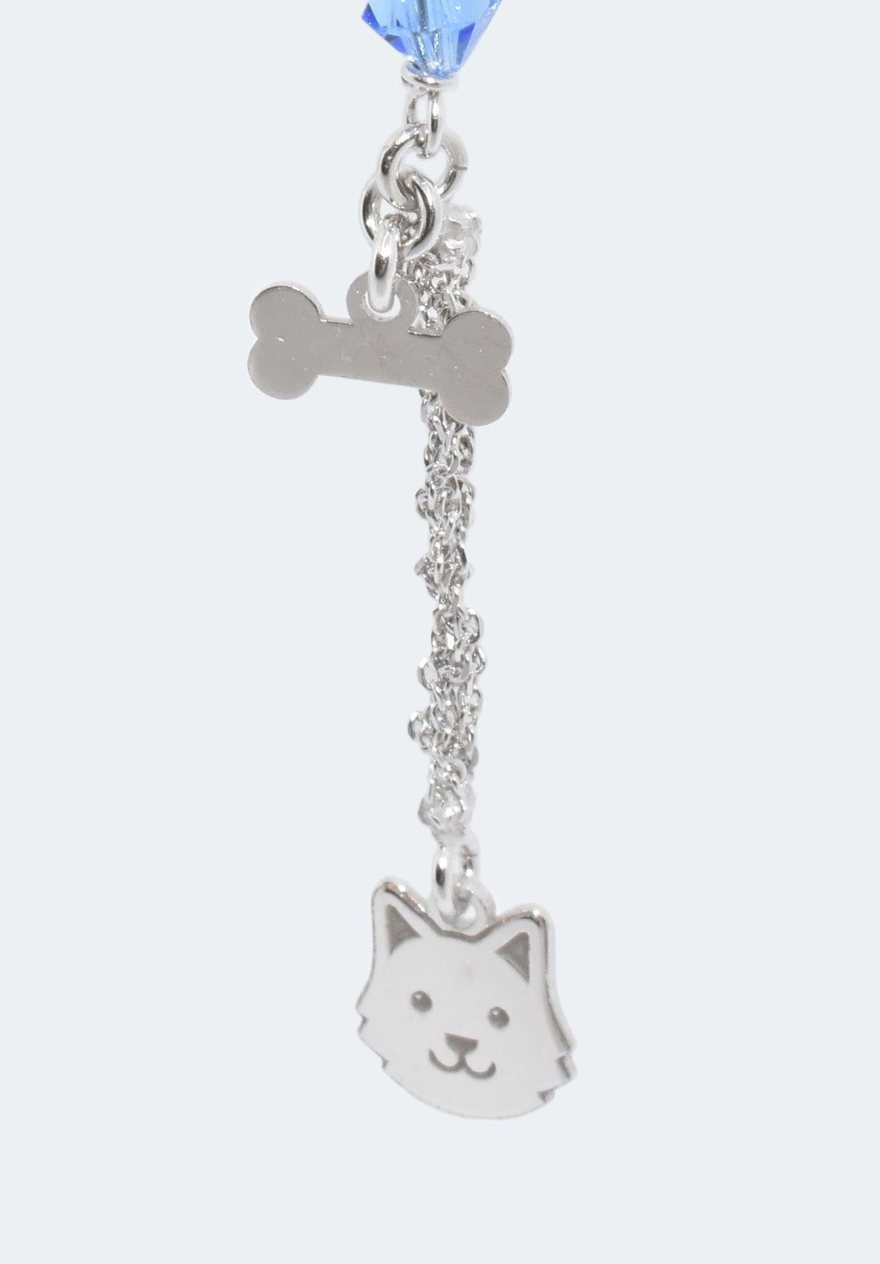 Single Earring “Dog & Bone” - 3 colors