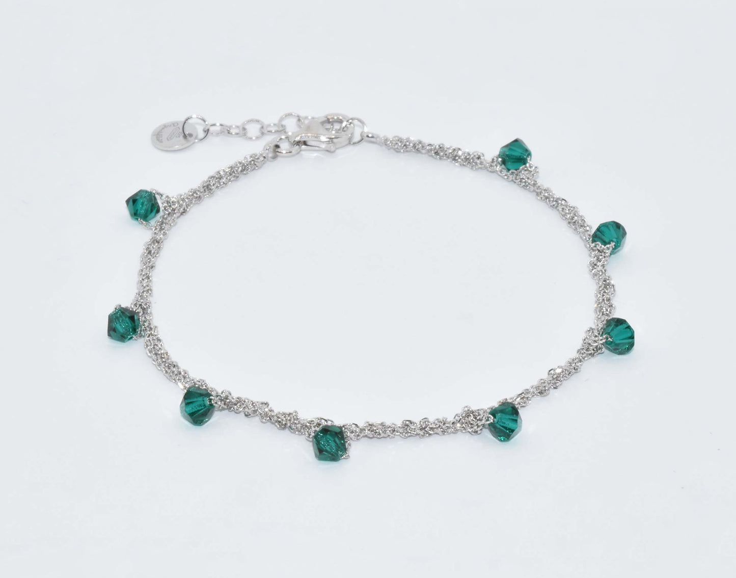 Bracelet “Stone” with crystals - 24 options