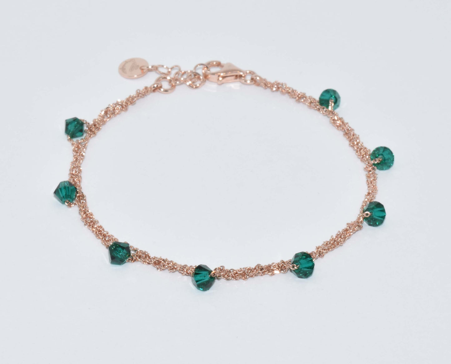 Bracelet “Stone” with crystals - 24 options