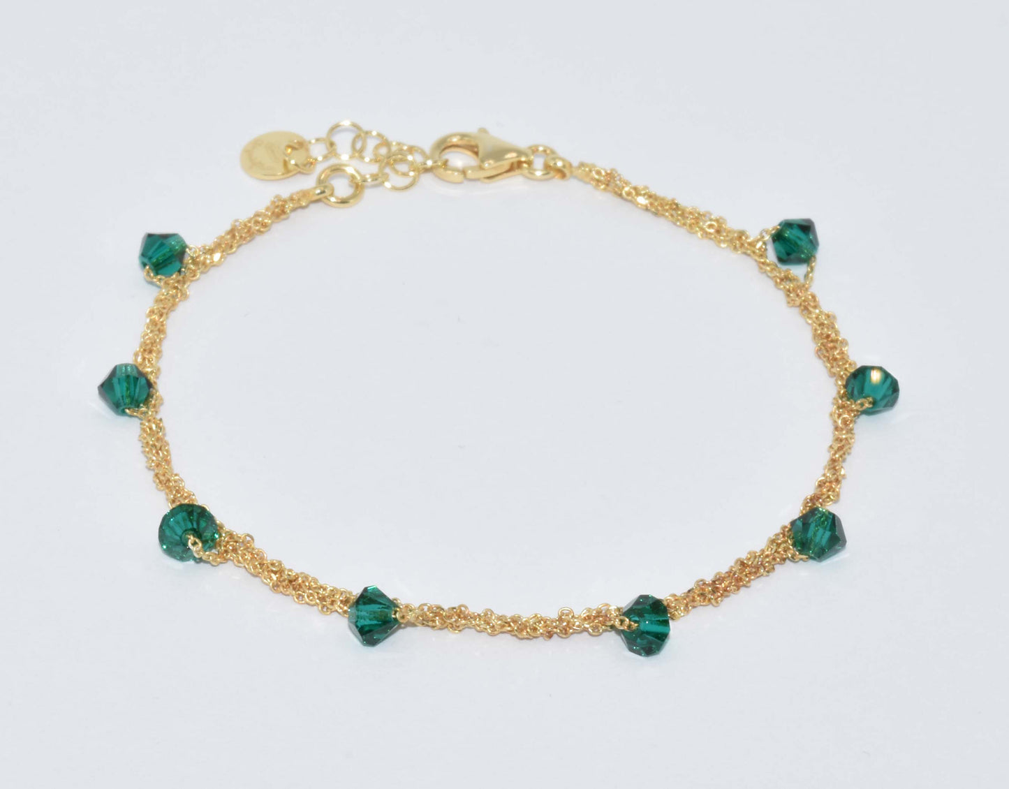 Bracelet “Stone” with crystals - 24 options