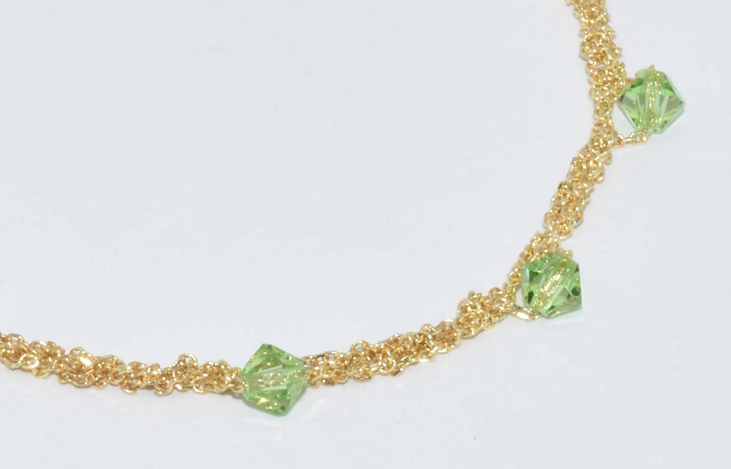 Bracelet “Stone” with crystals - 24 options