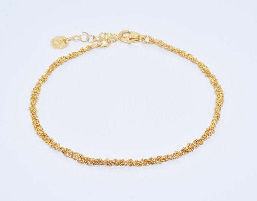 Handcrafted Silver Bracelet “Sparkle 0,25” - 3 colors