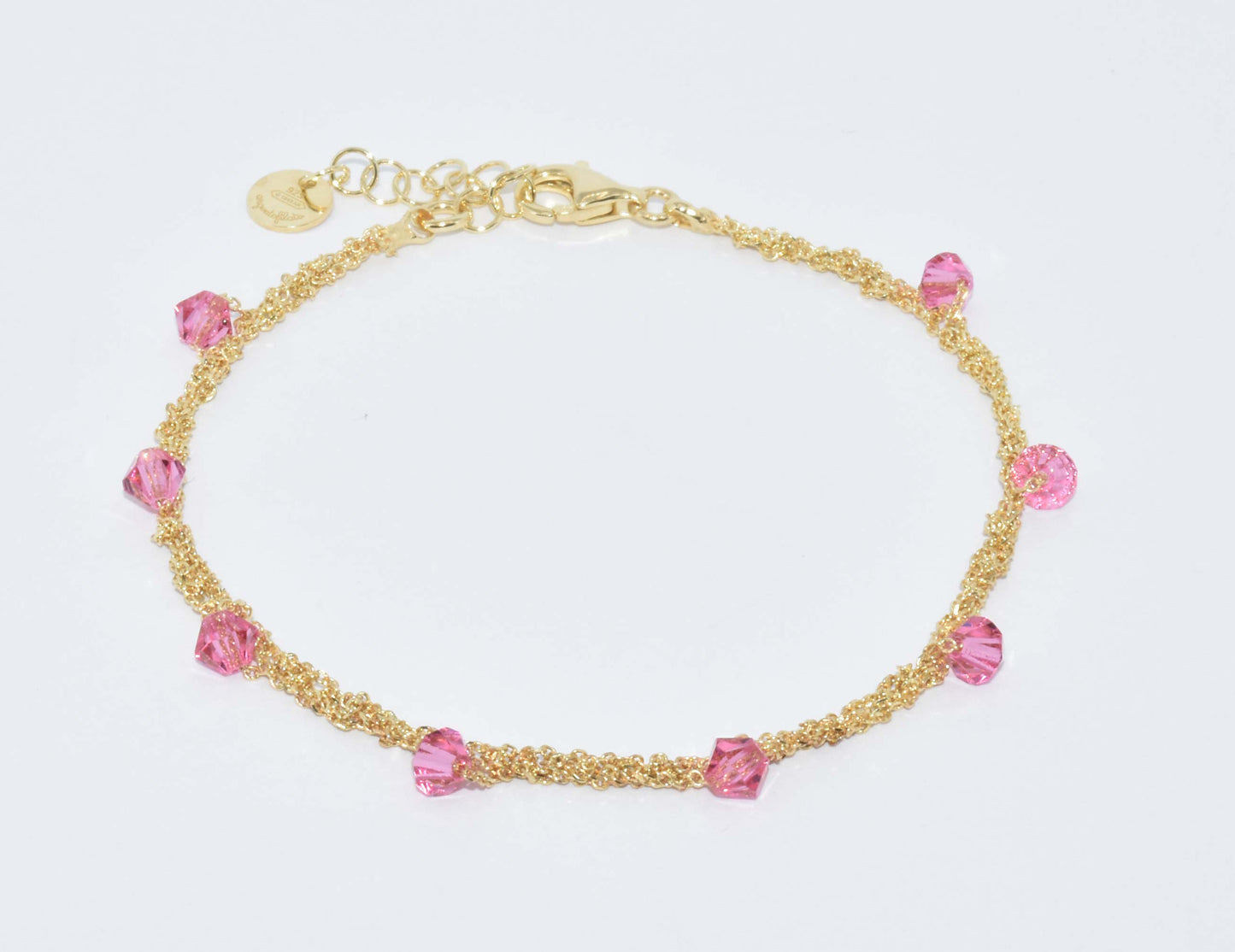 Bracelet “Stone” with crystals - 24 options