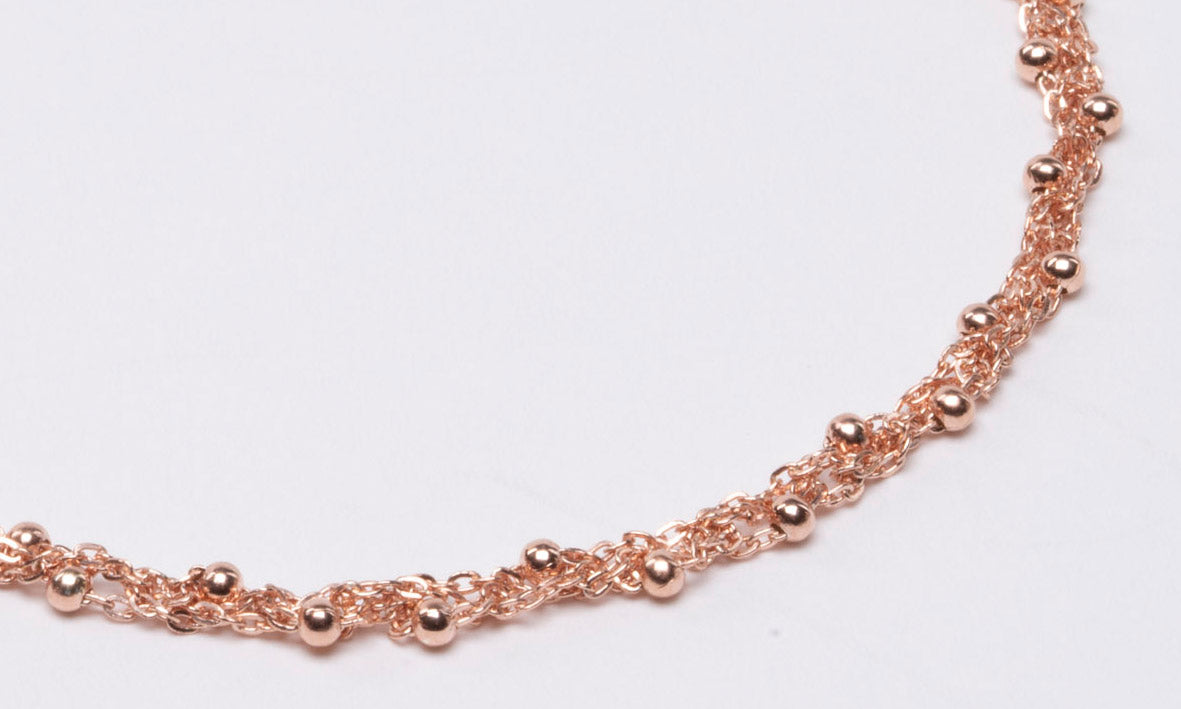 Handcrafted Bracelet “Sparkle 0,25” with spheres - 3 colors