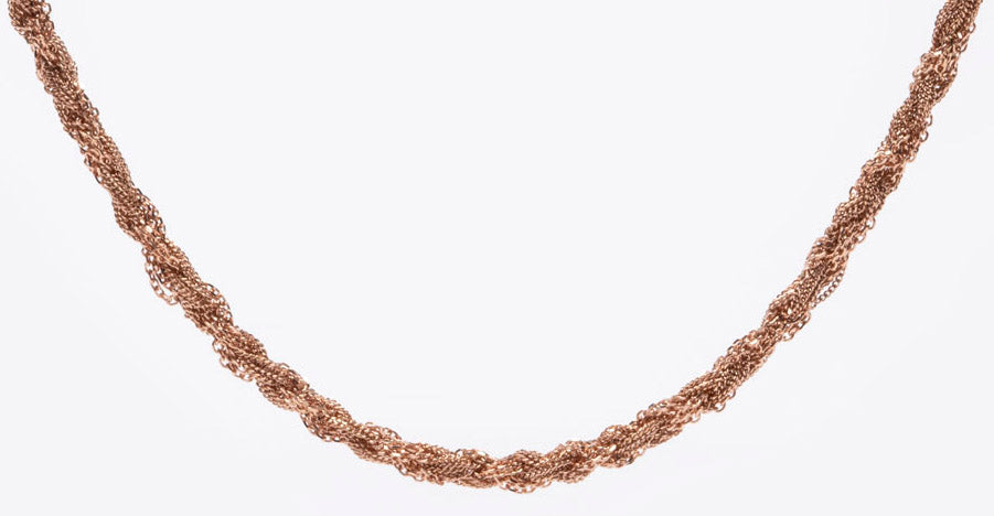 Necklace “Twist Small Cross” - 3 colors