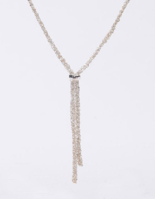 Handcrafted Silver Necklace “Bride Snake” - 4 colors