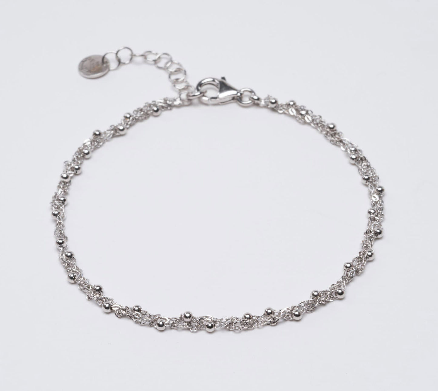 Handcrafted Bracelet “Sparkle 0,25” with spheres - 3 colors
