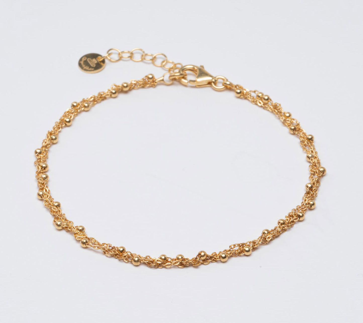 Handcrafted Bracelet “Sparkle 0,25” with spheres - 3 colors