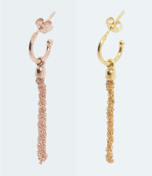 Handcrafted Single Earring “Crochet” 3cm - 3 colors