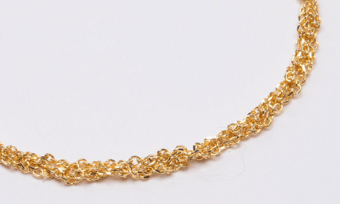 Handcrafted Silver Bracelet “Sparkle 0,35” - 3 colors