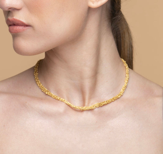 Necklace “Crochet Link” - 3 colors