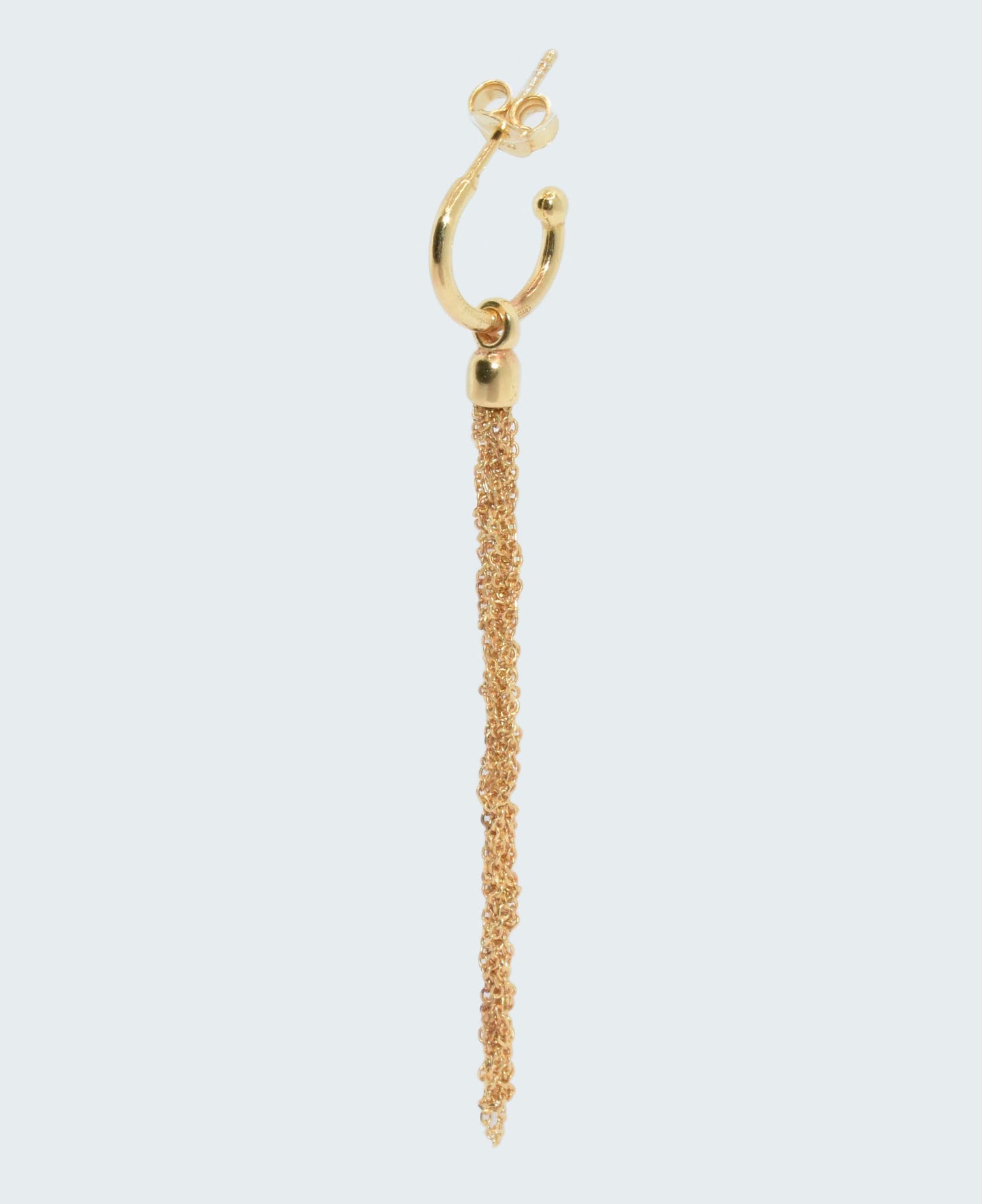 Handcrafted Single Earring “Crochet” 5 cm - 3 colors