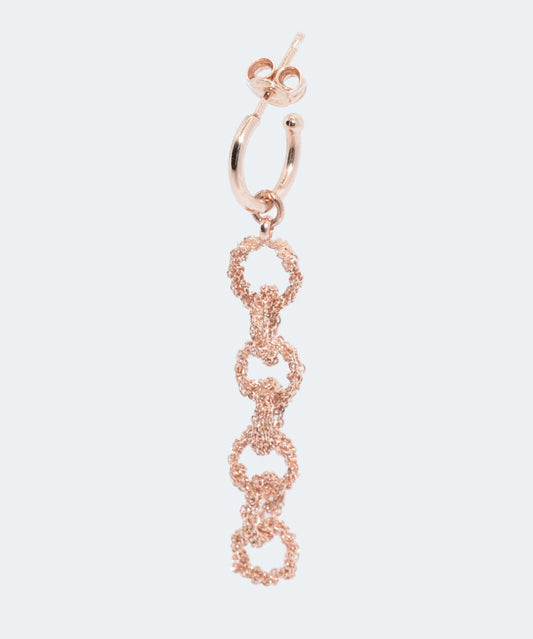 Single Earring “Handmade Chain” - 3 colors
