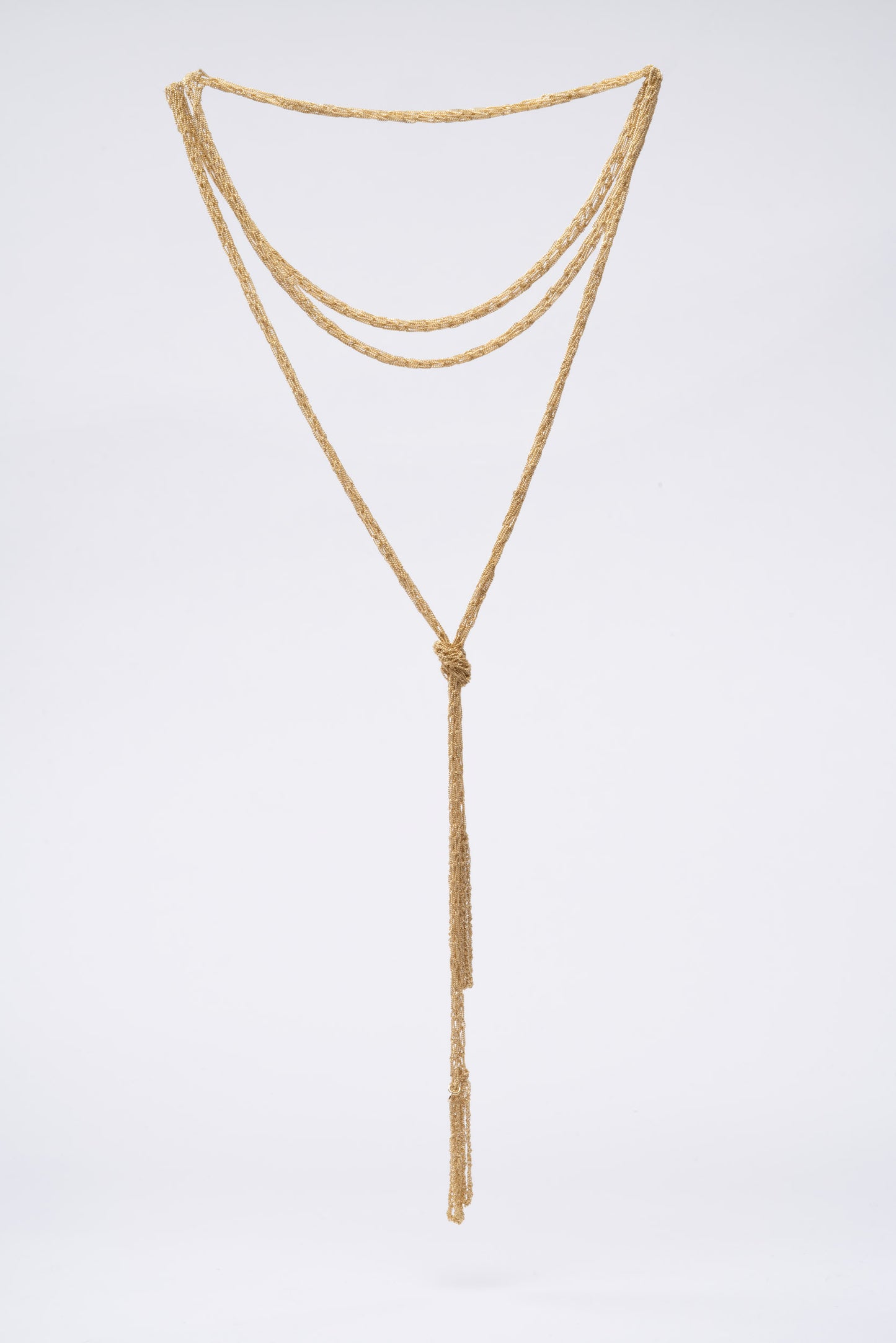 Handcrafted Silver Necklace Scarf - 4 colors